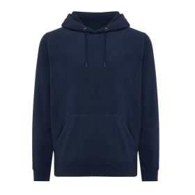 IQONIQ Trivor microfleece hoodie i återvunnen polyester marin