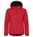 Classic Softshell Hoody Women Röd