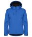 Classic Softshell Hoody Women Royalblå