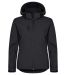 Classic Softshell Hoody Women Svart