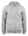 Premium OC Hoody Full Zip gråmelerad