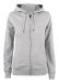 Premium OC Hoody Full Zip Women gråmelerad