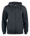Basic Active Hoody Full Zip Svart