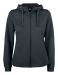 Basic Active Hoody Full Zip Women Svart