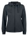 Basic Active Hoody Full Zip Women Svart