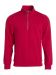 Basic Half Zip Röd