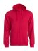 Basic Hoody Full Zip Röd