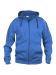 Basic Hoody Full Zip Royalblå