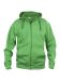 Basic Hoody Full Zip apple green