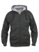 Basic Hoody Full Zip antracit melerad