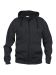 Basic Hoody Full Zip Svart
