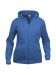 Basic Hoody Full Zip Women royalblå