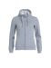 Basic Hoody Full Zip Women gråmelerad