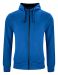 Classic Hoody Full Zip Royalblå