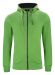 Classic Hoody Full Zip Grönmelerad