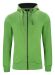 Classic Hoody Full Zip Grönmelerad