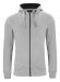 Classic Hoody Full Zip gråmelerad