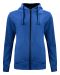 Classic Hoody Full Zip Women Royalblå