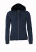 Classic Hoody Full Zip Women Mörk marin