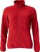 Basic Micro Fleece Jacket Women Röd