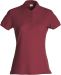 Basic Polo Women bordeaux