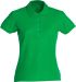 Basic Polo Women apple green