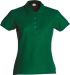Basic Polo Women buteljgrön