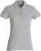 Basic Polo Women gråmelerad