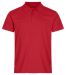 Single Jersey Polo Röd