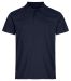 Single Jersey Polo Mörk marin