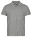Single Jersey Polo gråmelerad