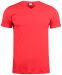 Basic-T V-neck Röd