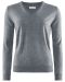 W's Wilton Merino V-Neck Grå