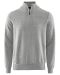 Brockton Cotton Halfzip Grå