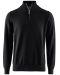Brockton Cotton Halfzip Svart
