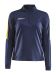Progress Halfzip Ls Tee W Navy/Sweden Yellow