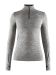Fuseknit Comfort Zip W Dk Grey Melange