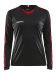 Progress Jersey Contrast LS W Black/Bright Red