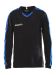 Progress Jersey Contrast LS JR Black/Royal Blue