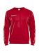 Progress R-Neck Sweater M Bright Red/White
