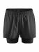 ADV Essence 2-in-1 Stretch Shorts M Black