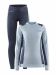 CORE Dry Baselayer Set W Saphire-Sulfur