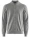 Brockton Cotton Full Zip Grå