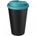 Americano® Eco 350 ml termosmugg av återvunnet material med spillsäkert lock Aquablå