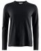 W's Wilton Merino Crew Neck Svart