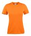 Heavy T-shirt Lady Klar Orange