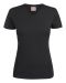 Heavy V-neck Lady Svart