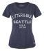 Pacific City Tee Women Denim Melange