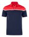 Seabeck Polo Men Dark Navy/Red