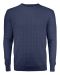 Blakely Knitted Sweater Men Marinmelerad